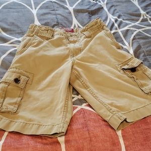 Arizona Boy's Cargo Khaki shorts sz 12